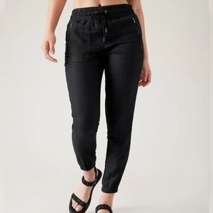 Athleta Cabo Linen Joggers